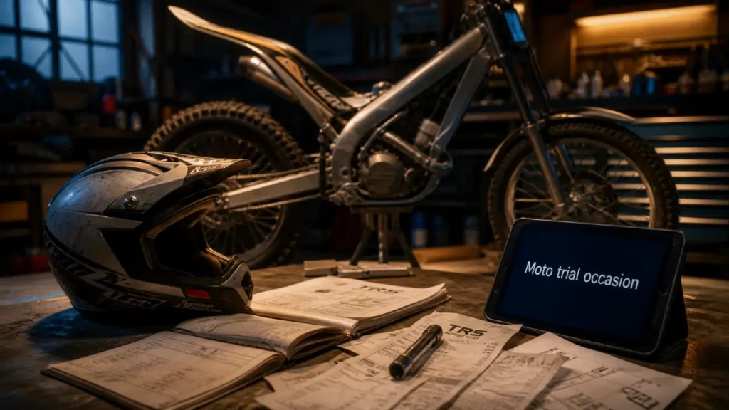 Moto trial occasion : prix, cylindrées et pièges à éviter avant d’appeler