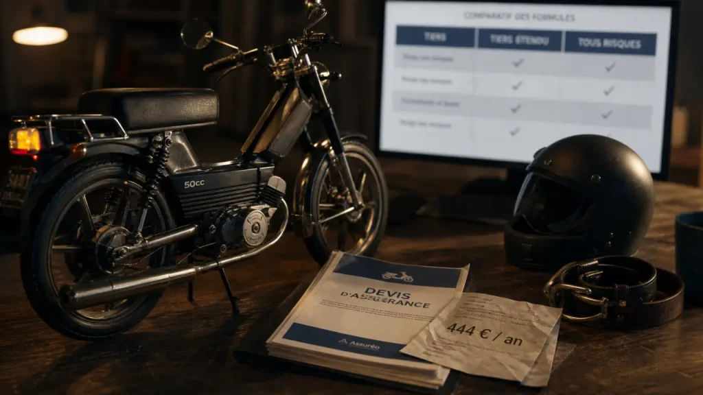 Pourquoi le prix d’une assurance moto 50cc varie autant entre tiers, vol et tous risques ?