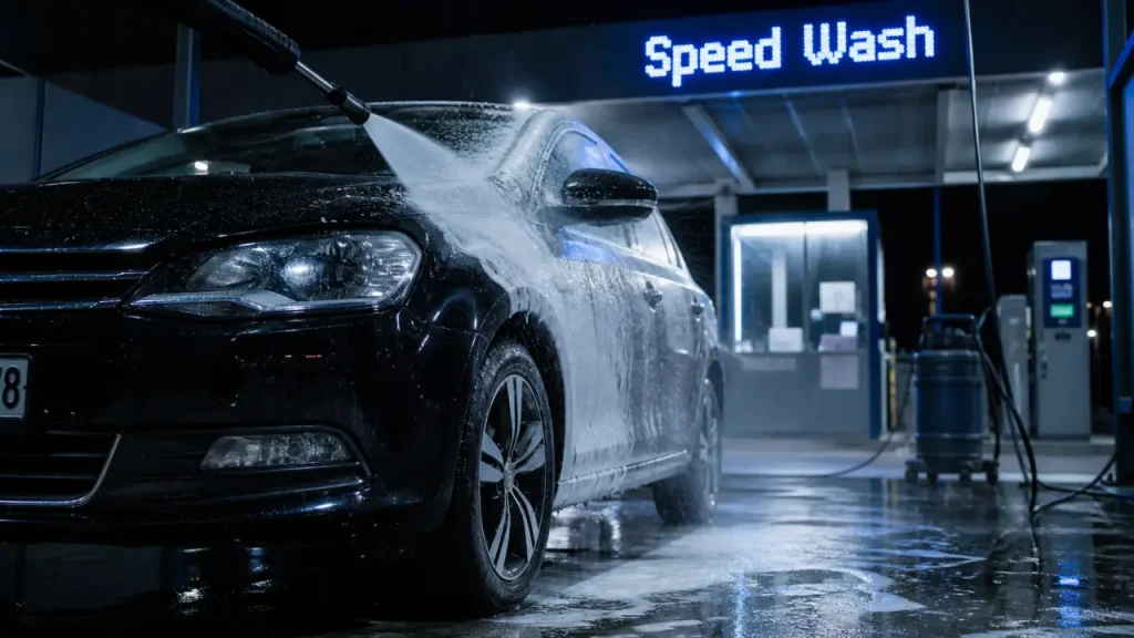 Speed Wash à Moissac et Grisolles : lavage haute pression, formules de 8 à 34 € et services utiles