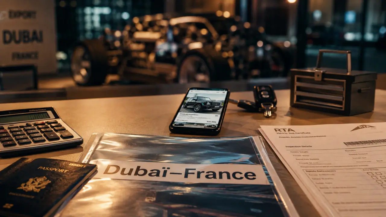 Achat voiture Dubai : contrôle RTA et frais cachés à vérifier