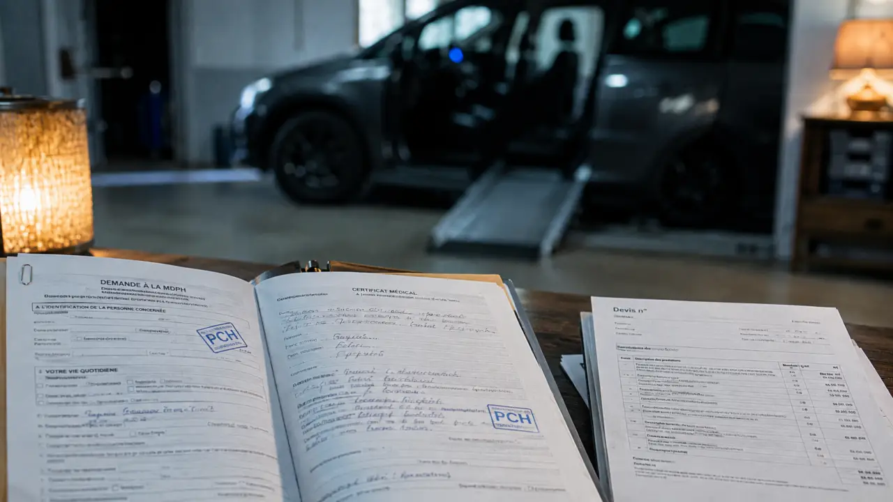 Aide achat voiture personne handicapée : formulaires PCH et aménagement automobile