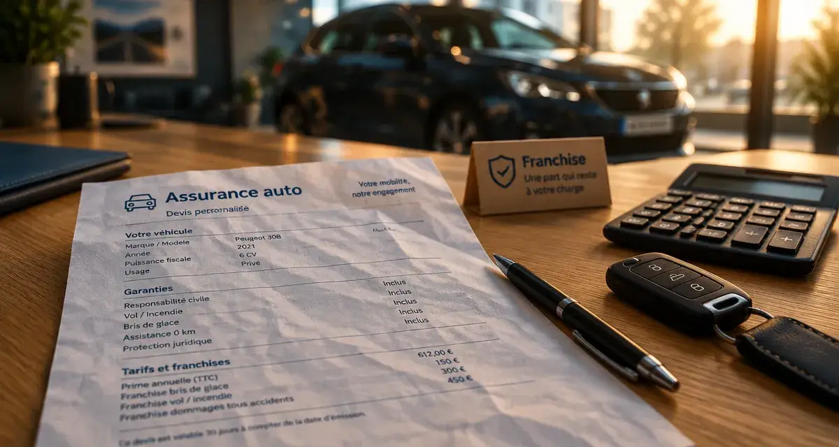 Assurance auto Société Générale : franchise et coût réel