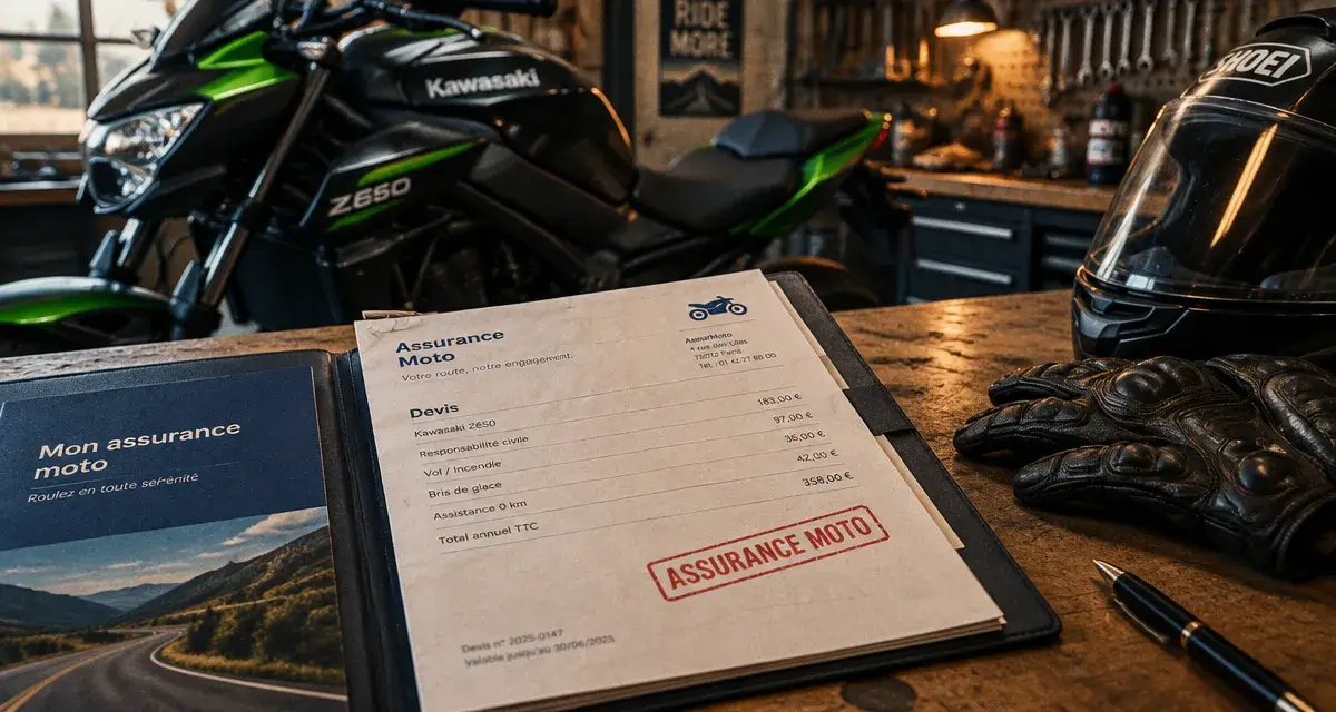 Assurance moto Kawasaki : tous risques après une chute
