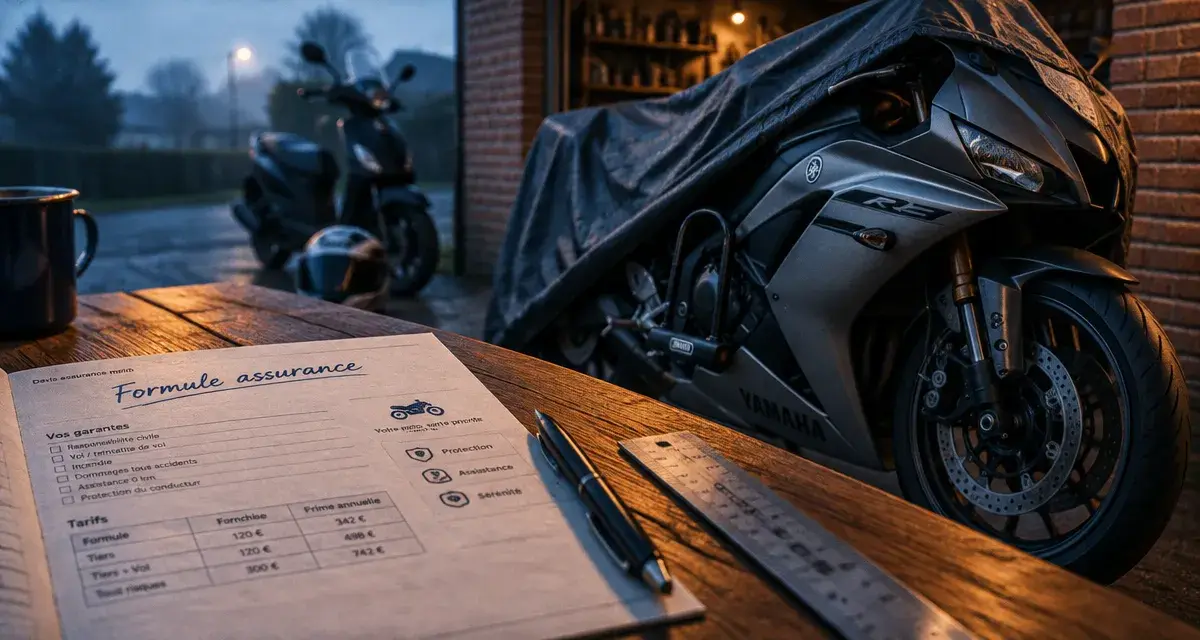 Assurance moto Yamaha : TMAX, R1 ou quad, devis et antivol