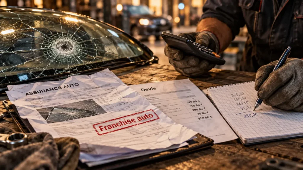 Franchise assurance auto : le tous risques ne supprime pas le reste à charge