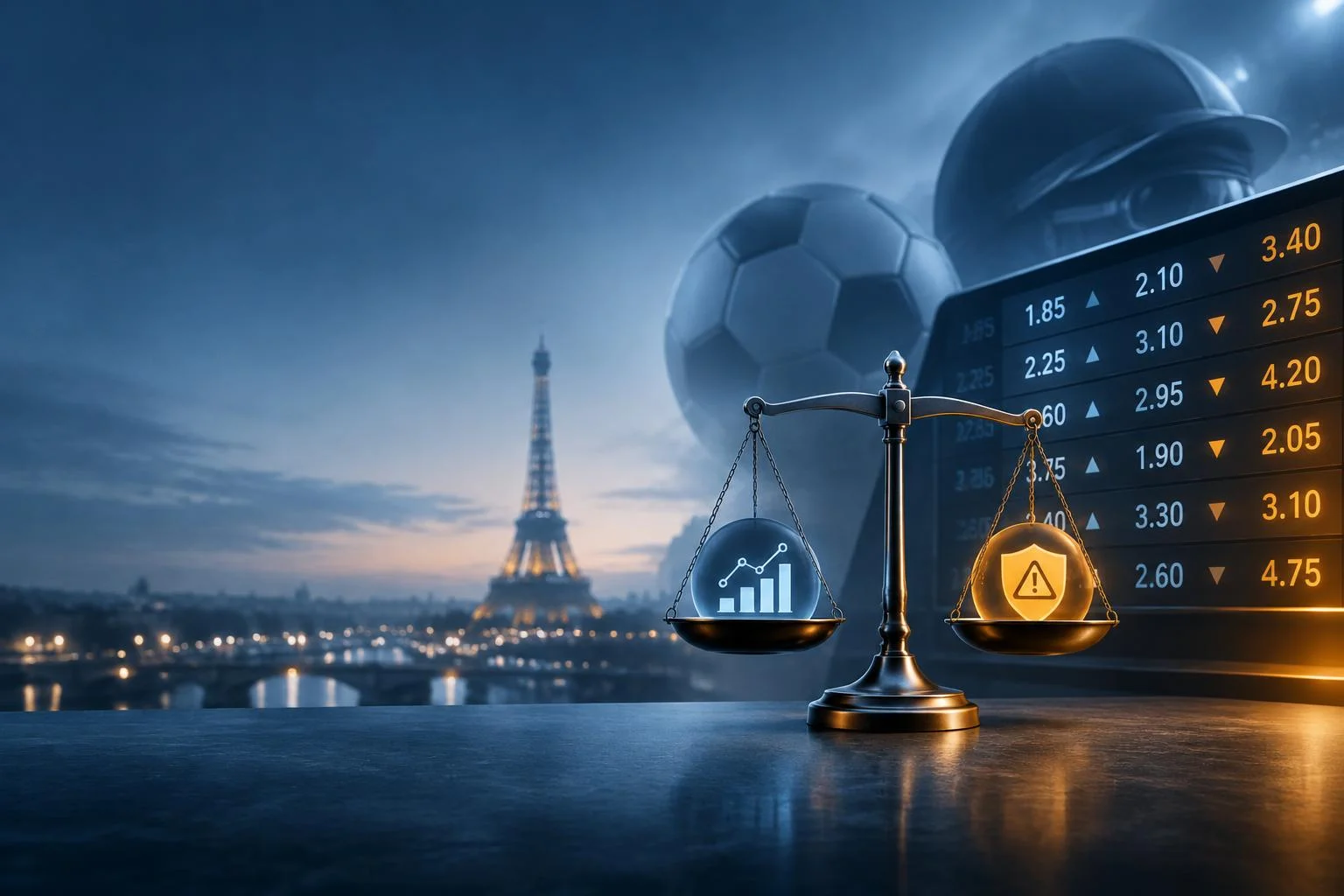 Paris sportifs : la cote doit compenser le risque